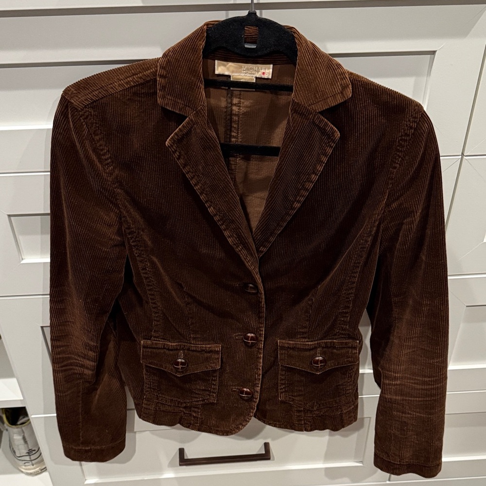 Michael Kors Brown Corduroy Women's Blazer